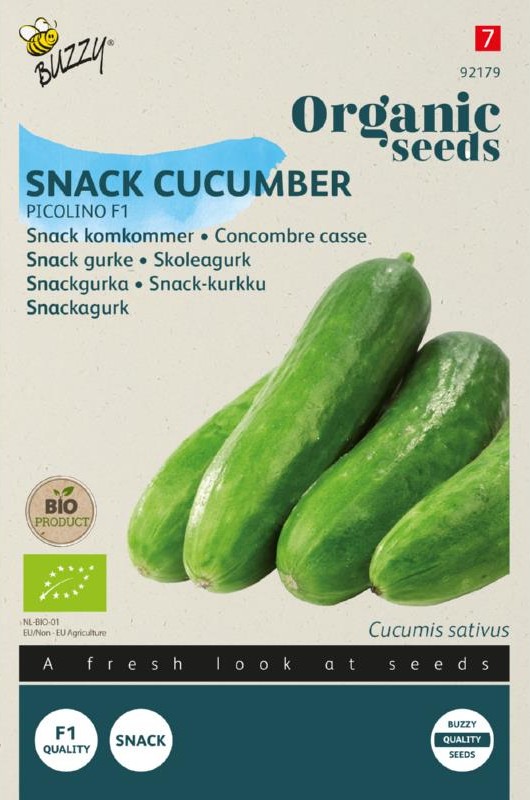 Zadenpakket snack groentes - BIO 