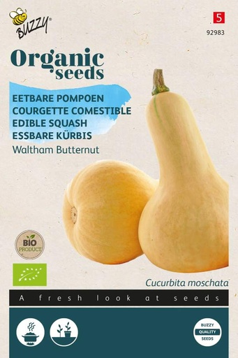 [Buzzy-92983] Spiselig Græskar Waltham Butternut - BIO