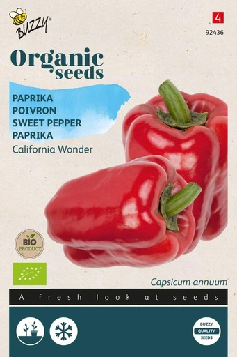 [Buzzy-92436] Peberfrugt California Wonder - BIO